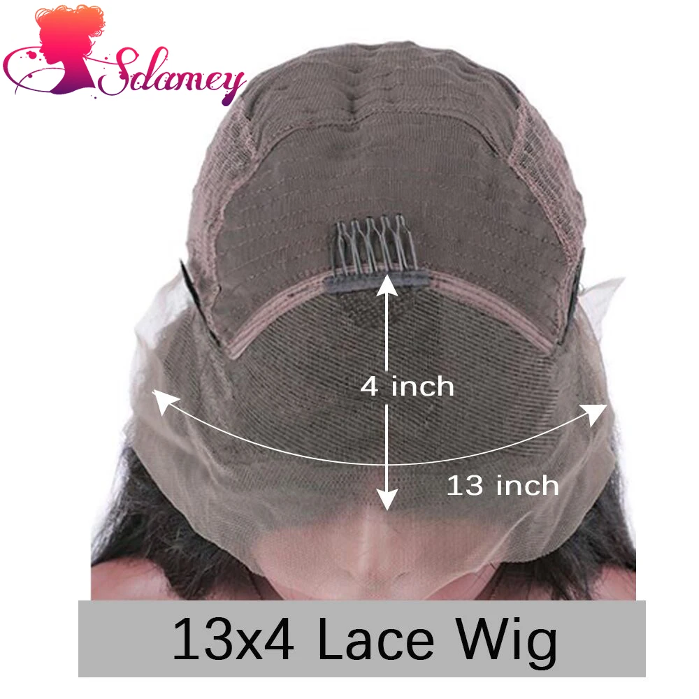 Парик Короткий Боб прямой парик на сетке спереди из человеческих волос 13x 4 парики