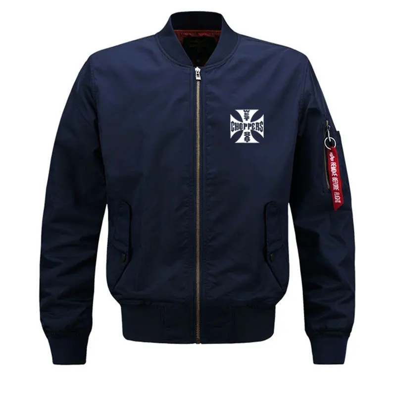 Мужские летающие куртка уличная Slim Fit летать пилота для мужчин West Coast Choppers
