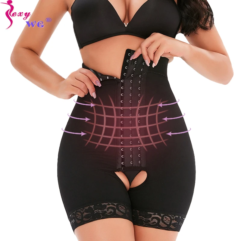 SEXYWG Body Shaper прикладом Управление трусы Бесшовные Для женщин Высокая Талия