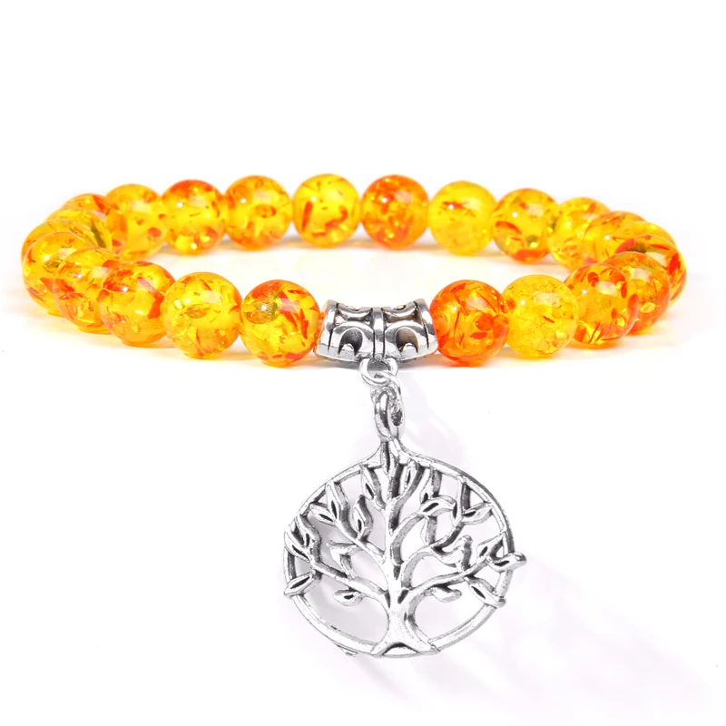 Покрытие из розового золота Женский браслет Лотос, очаровательный браслет с Ambers, бусины, браслеты для мужчин, женский браслет для молитва йоги, ювелирные изделия, буддийский подарок - Окраска металла: Покрытие из розового золота