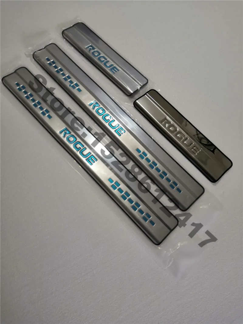 Stainless Steel Door Sill Car Styling For Nissan Rogue X-Trail T32 2014-2019 2020 Pedal Scuff Cover Protector Sticker | Автомобили и