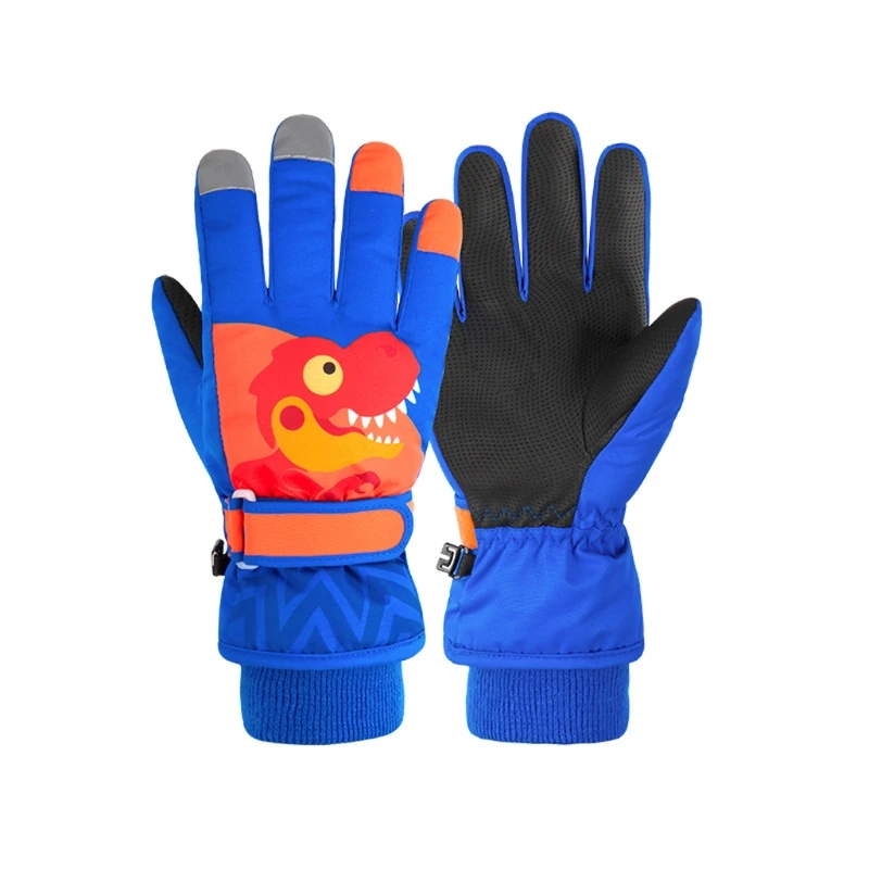 

Children Kids Boys Girls Mittens Gloves Outdoor Winter Warm Waterproof Windproof Q1FE