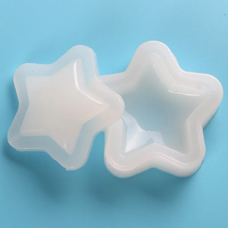

Homemade pentagram silicone mold Hollow quicksand mould DIY Chocolate Pudding Jelly Mold Cake decoration baking accessories