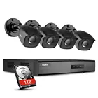 Система видеонаблюдения SANNCE система камер домашней безопасности, 8 каналов, 1080P Lite, DVR, водонепроницаемая камера 2 Мп, 1 ТБ, для улицы