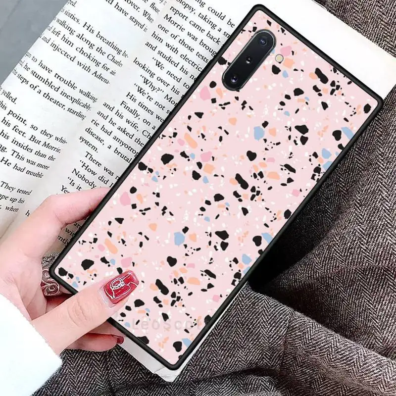 

terrazzo seamless aesthetics art Phone Case For Samsung Galaxy S8 S9 S10 Plus S10E Note 3 4 5 6 7 8 9 10 Pro Lite cover
