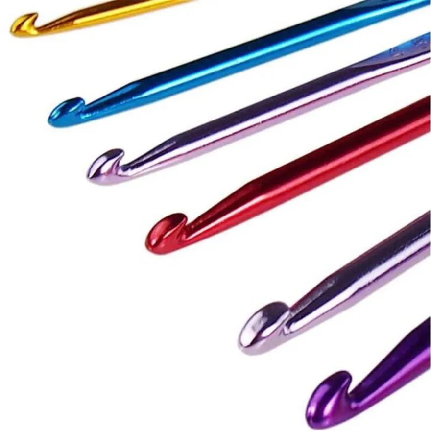 Рандомный набор крючков для вязания рандомные цвета ручные вязальные спицы