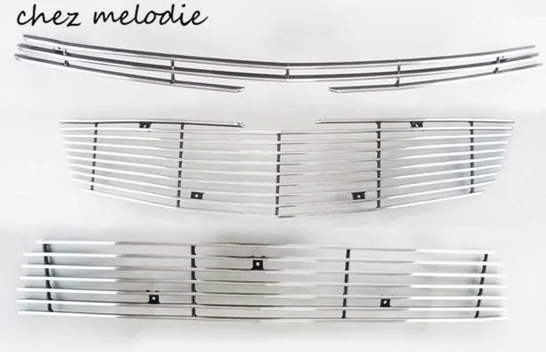 3 шт./компл. Крышка для переднего бампера автомобиля из нержавеющей стали Chevrolet