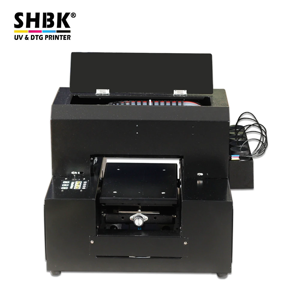 SHBK Automatic small A4UV universal flatbed printer personalized custom 3d embossed matte mirror mobile phone shell equipment | Компьютеры