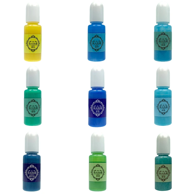 

Crafts Pigment Gel Pearlescent Mica UV Resin Epoxy Powder DIY Crafts Accessory Mix Epoxy Resin Pigments Tie-dye Craft