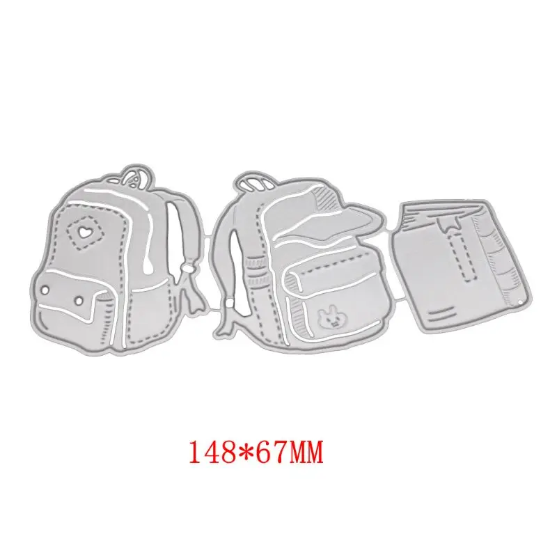 Школьная сумка рюкзак металлические режущие штампы трафарет для скрапбукинга