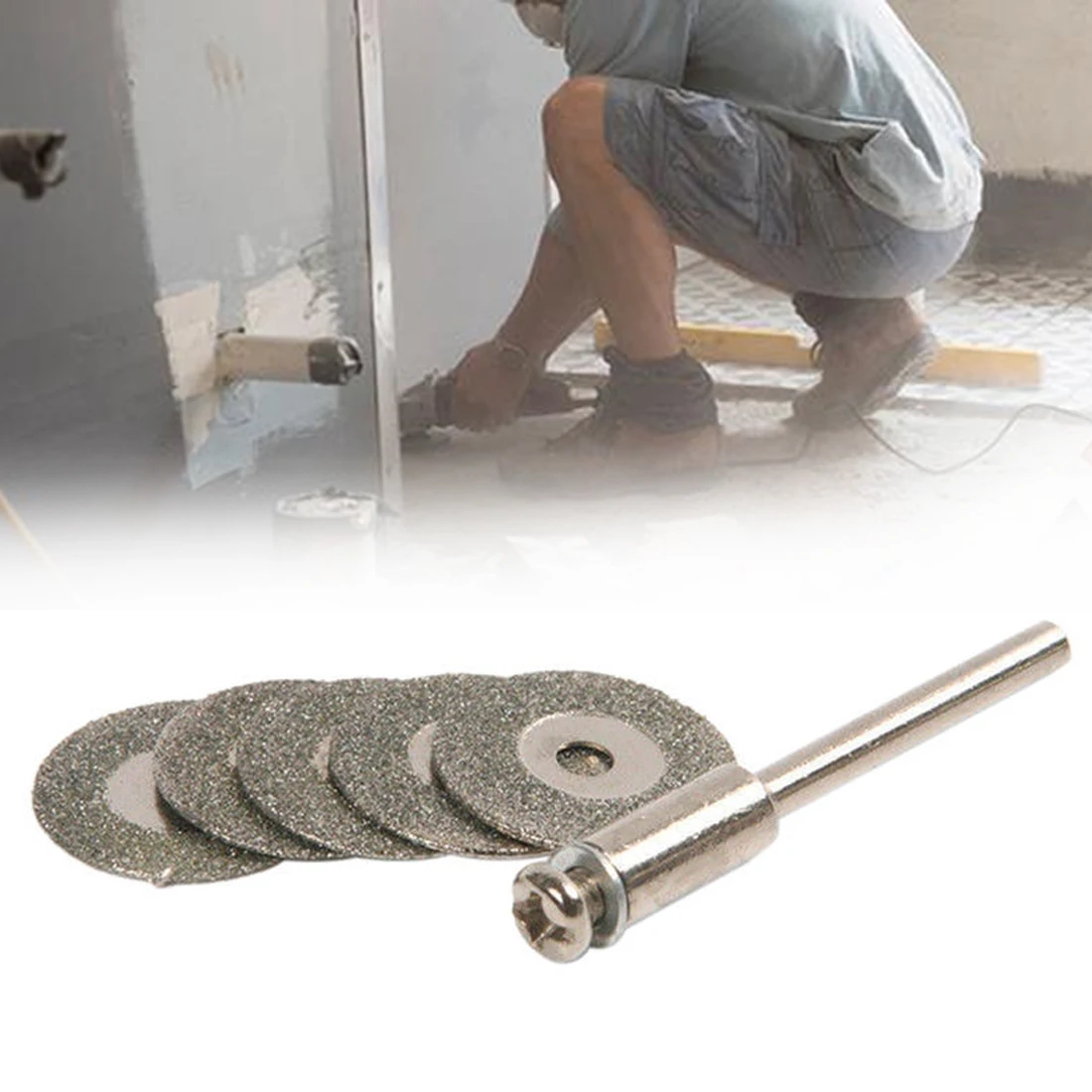

Rotary Tool Circular Saw Blade Wheel Disc With 3mm Mandrel for Gemstones/Glass/Ceramics Diamond Cutting Disc for Dremel