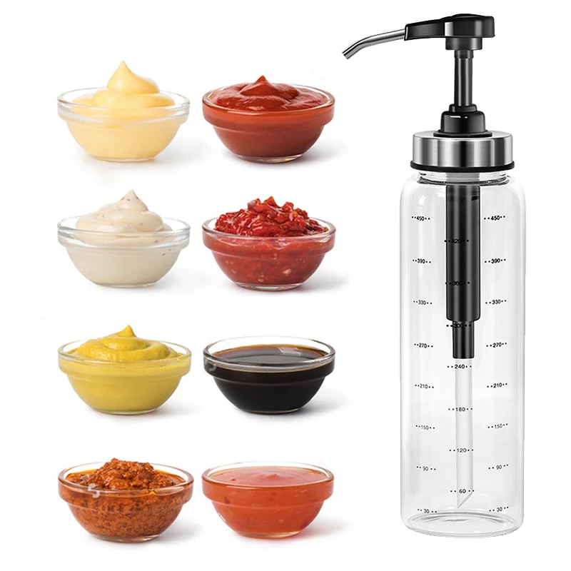 500 мл насос с индивидуальным напором количественного Мёд и устричный соус