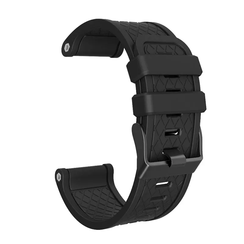 Ремешок силиконовый для наручных часов Garmin Fenix 2 26 мм|Ремешки часов| |
