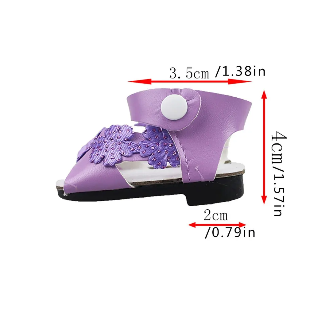 

Cute Purple Granular Shoes Fits For 18 Inch American Girl Doll For Baby Doll Accessories Girls Best Chirstmas Gift
