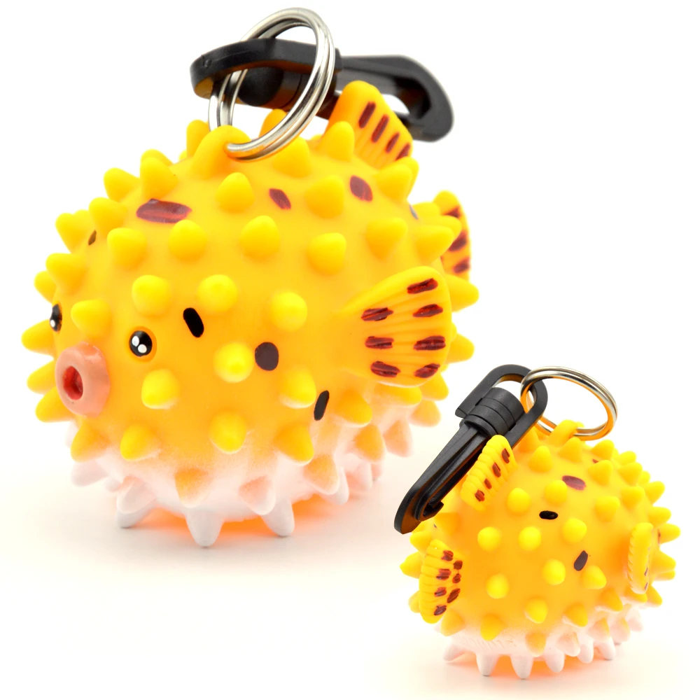 Puffer Мультяшная рыба подводное погружение мундштук пылезащитный чехол регулятор держатель с зажимом Осьминог безопасный второй этап защитные аксессуары - Цвет: Puffer