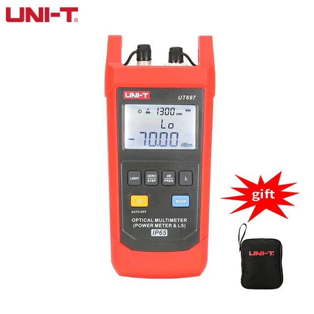 

UNI-T UT696 UT697 Optical Multimeter Power Meter & LS Light Source Tester Provide 1310nm and 1550nm Dual Wavelengths