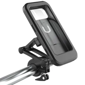 adjustable waterproof bicycle phone holder universal bike motorcycle handlebar cell phone support mount bracket for iphone free global shipping