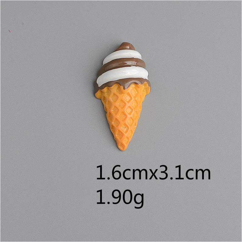 10 шт. искусственный лед кремовые изделия плоская задняя часть кабошон имитация