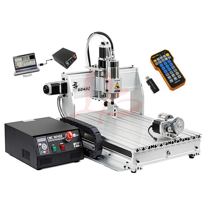 1500 Вт USB 3 оси 4 CNC маршрутизатор 6040 древесины PCB сверлильный фрезерный станок|Фрезы