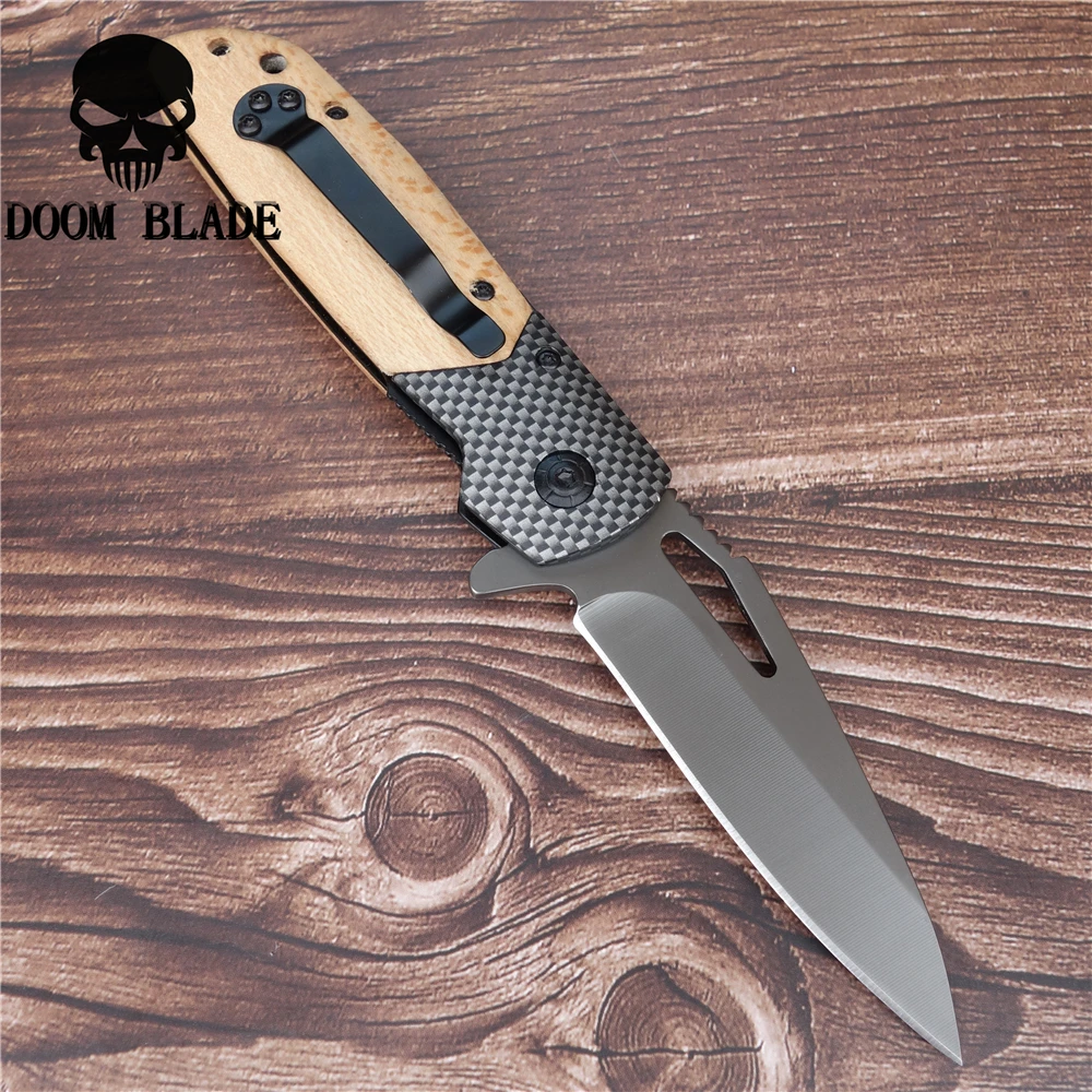 Быстрооткрывающиеся ножи с лезвием 201 мм 5CR15MOV складной нож тактический боевой