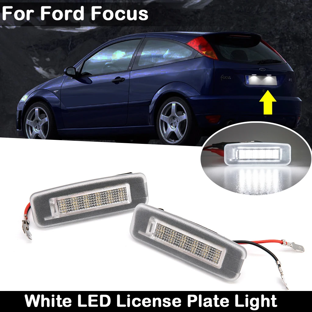 Светодиодная лампа для номерного знака Ford Focus MK1 1998 светодиодный 2005 2 шт. |