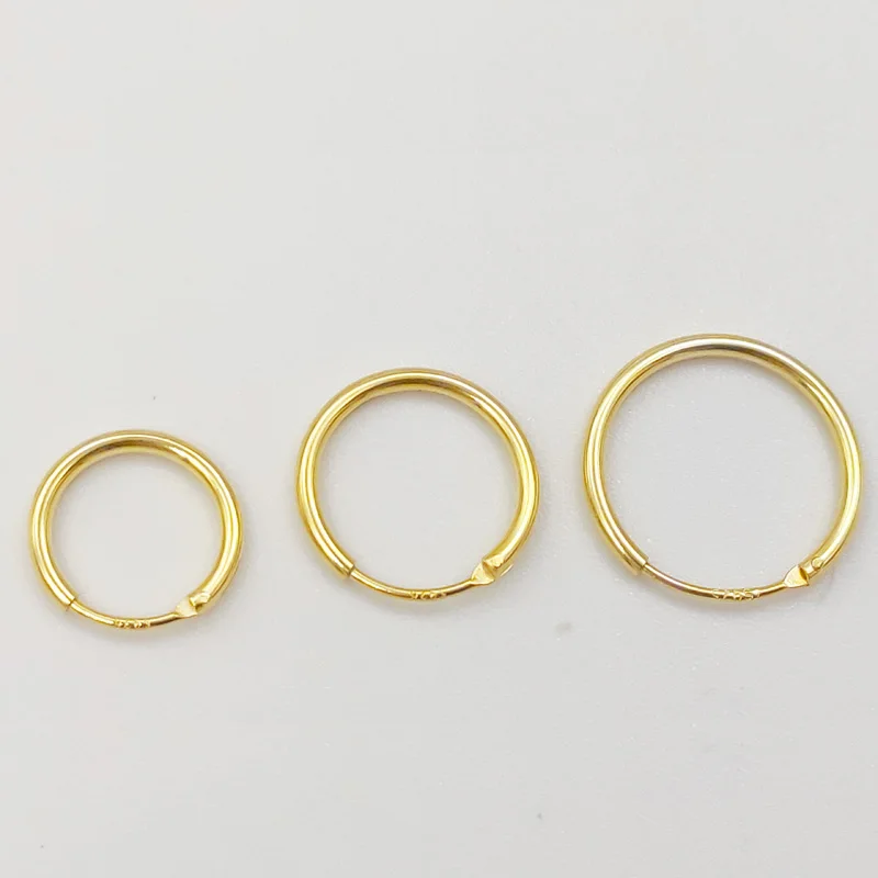 925 пробы серебряные серьги популярные на петлях спиральный для хряща хрящ