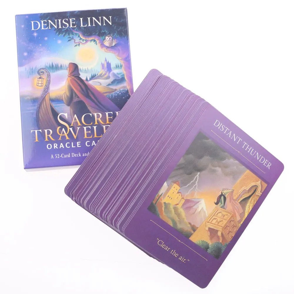 

Tarot Cards Sacred traveler oracle Tarot Cards Party Tarot Deck Supplies English Board Game Party Playing With PDF Guidebook