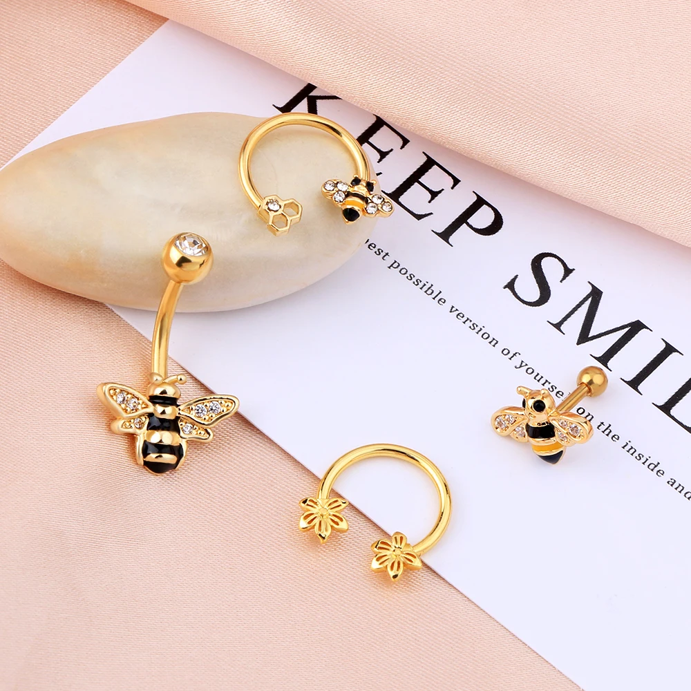 Тело панк 16G пирсинг подковы Бриллиантовая подковка кольцо перегородка серьга в