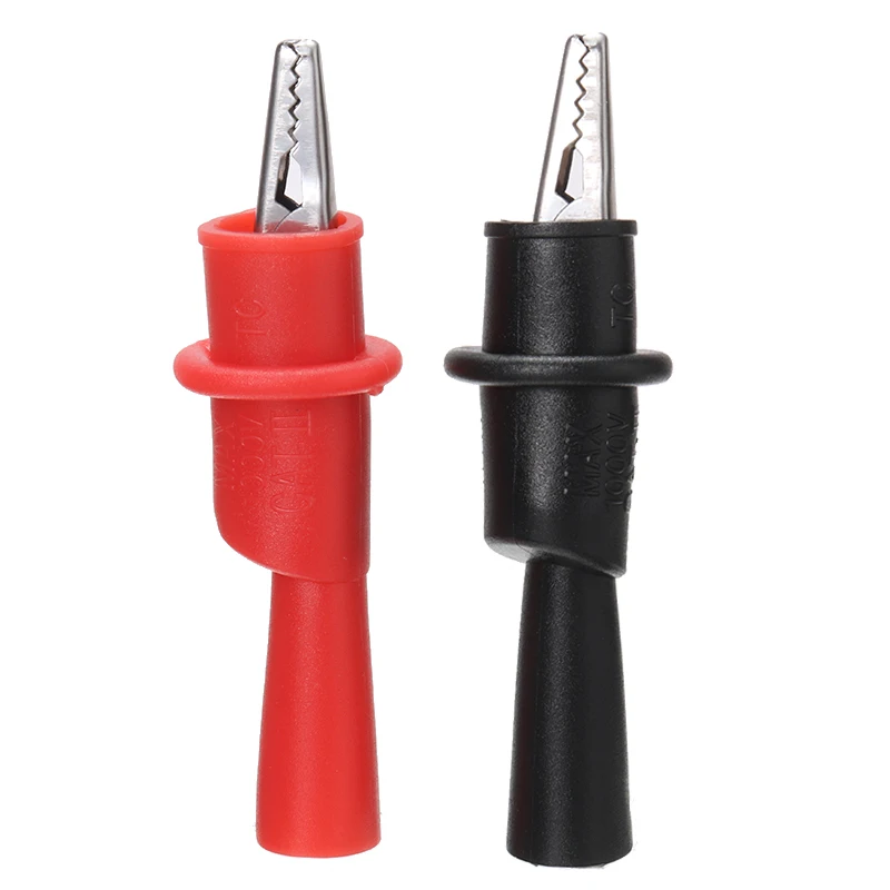 2 шт. Новый изолированный мультиметр тест-измеритель свинца крокодил зажим щуп