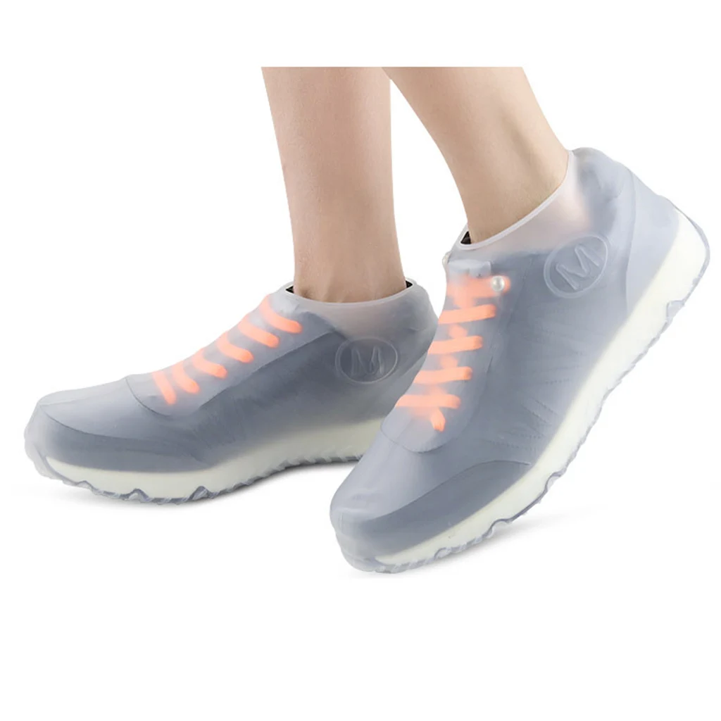 1 пара сменных силиконовых чехлов для обуви Непромокаемые водонепроницаемые