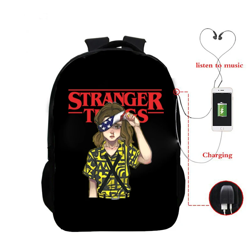 Рюкзак Stranger Things Season 3 смешной школьный рюкзак Eleven для мальчиков и девочек в стиле