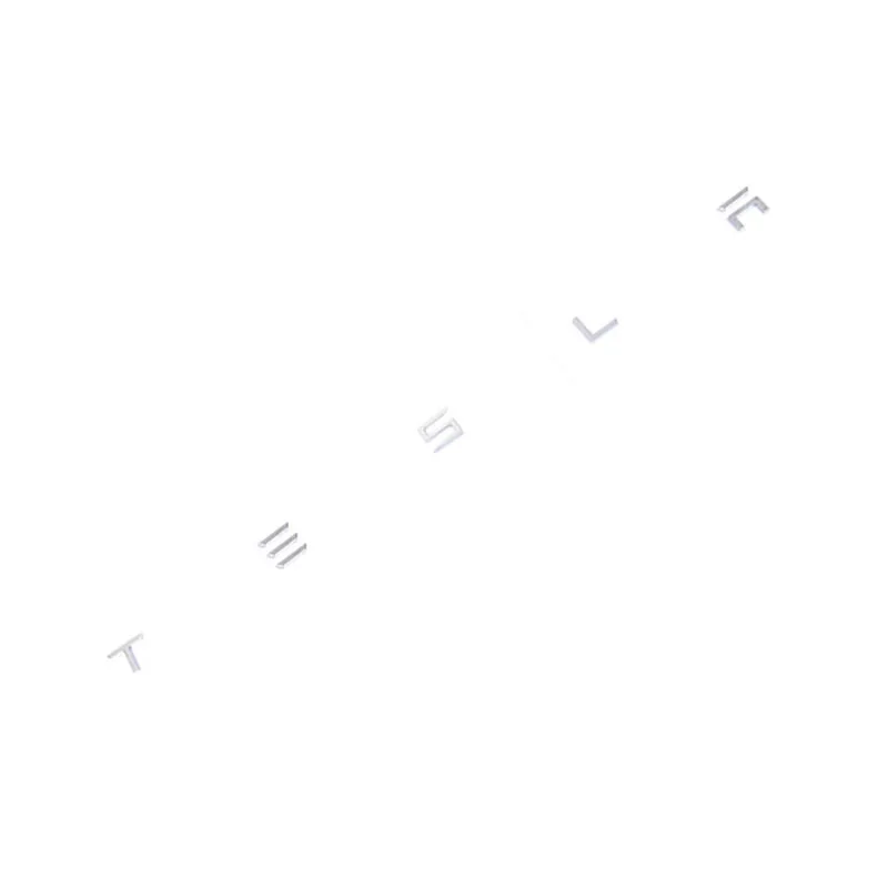 

For Tesla Model 3 S X Car Modification Rear Trunk Decor Letters Car Styling ABS Tail Gate Emblem Sticker Car Tail Wordmark