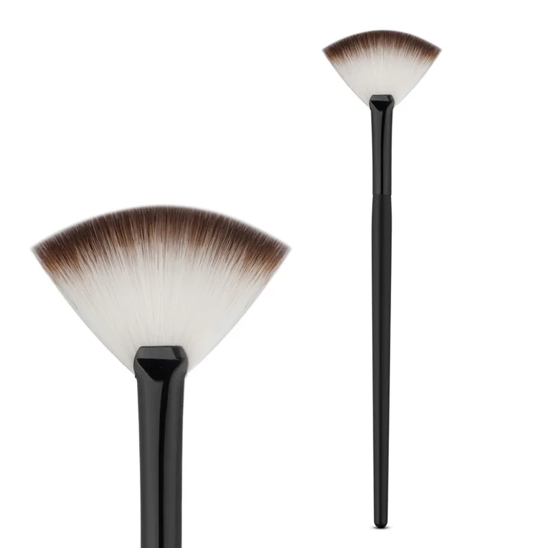 

Newly Fan Shape Powder Concealer Blending Brush Professional Highlighter Foundation Cosmetic Brush Make Up Tools Makeup Brushes