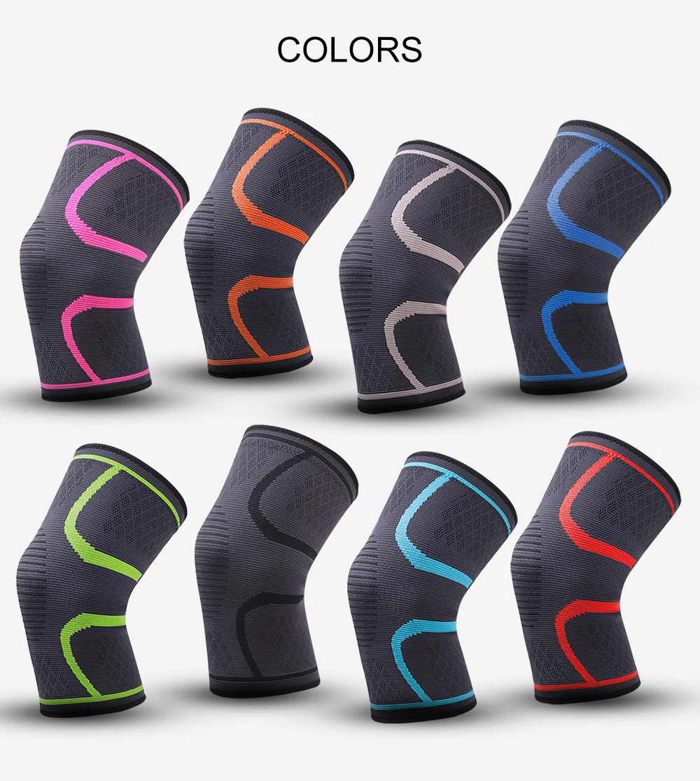Facecozy 1 шт. эластичные наколенники нейлоновые спортивные фитнес наколенники зубчатые наколенники Поддержка бега Баскетбол чистящее средство для велосипеда