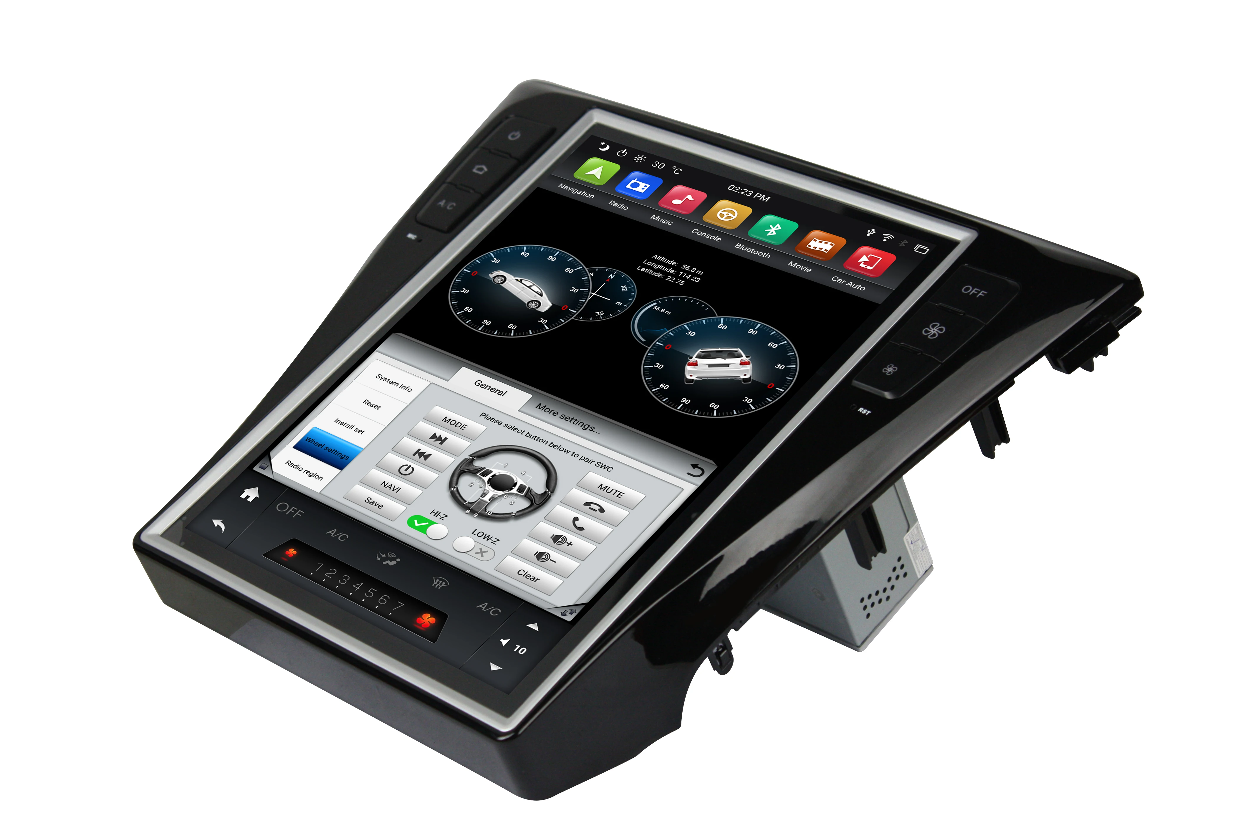 Автомобильный мультимедийный плеер KLYDE IPS полносенсорный экран dvd gps для X-Trail/Qashaqi