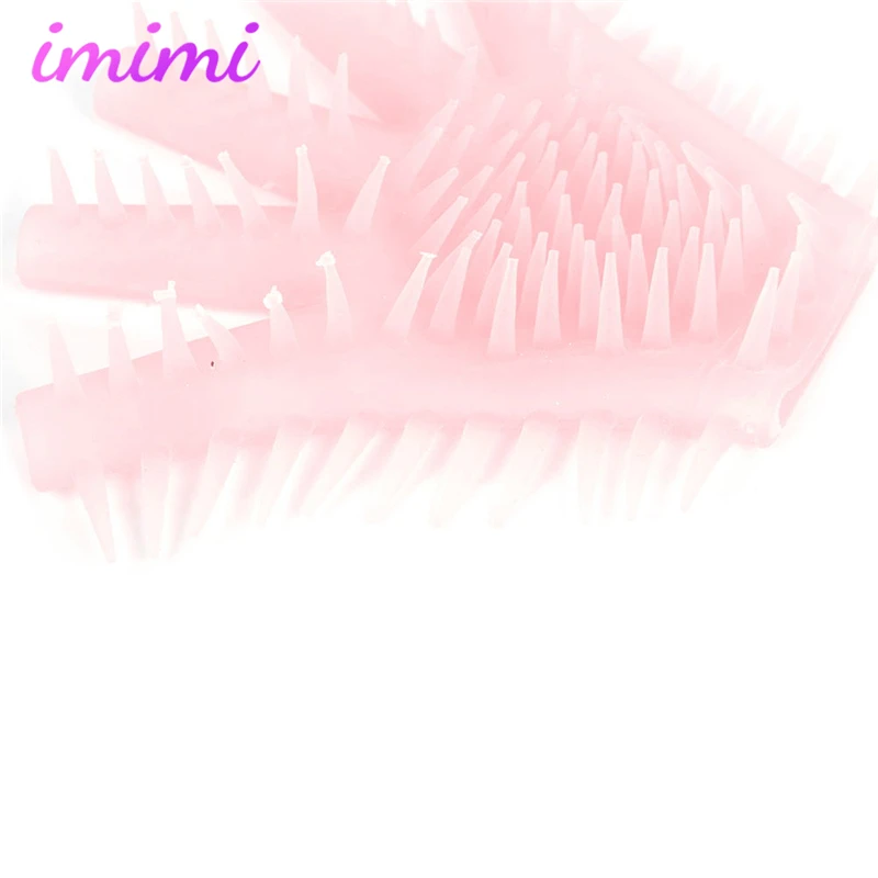 Силиконовые мягкие перчатки с шипами закрывающие грудную часть для взрослых