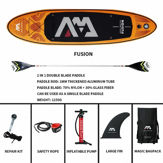 SET B Аква-Марина Fusion 315*76*15 см стоьте вверх весло доска надувная Sup-Board Доска для серфинга - Цвет: SET B