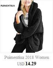 Puimentiua новые зимние утолщенные флисовые пальто для женщин длинные теплые с длинным рукавом из искусственного меха с отворотом куртка Женский плюшевый Кардиган Верхняя одежда