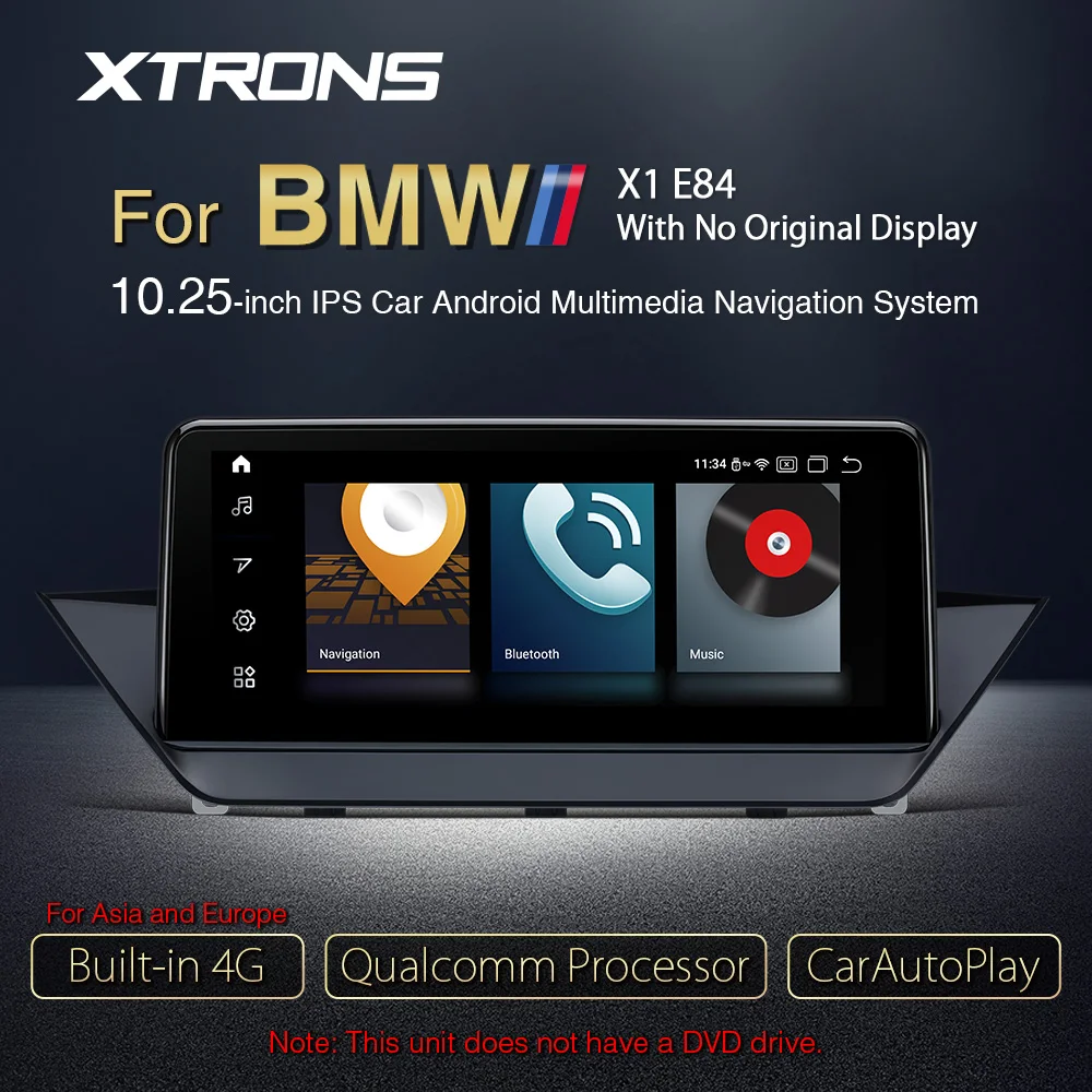 XTRONS 10 25 дюйма Qualcomm Snapdragon Bluetooth 5 0 Android автомобильный радиоплеер GPS для BMW X1 E84 2009 2015