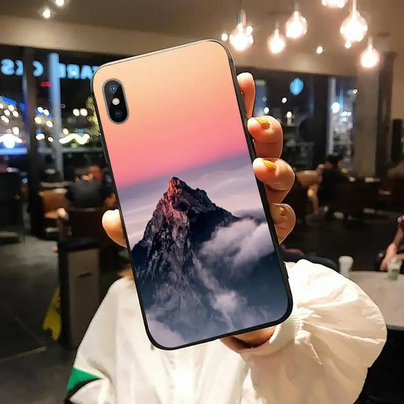 

Alpine landscape art Phone Case for iPhone 11 12 pro XS MAX 8 7 6 6S Plus X 5S SE 2020 XR