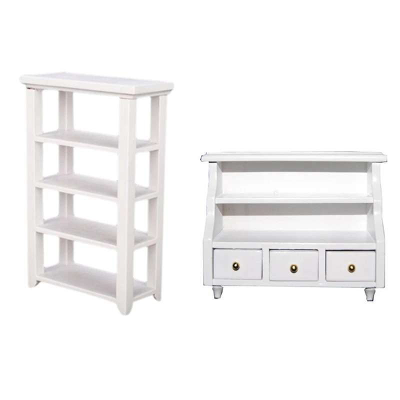 1 шт. мебель для ванной комнаты туалетный шкаф и полка 1:12 кукольный домик