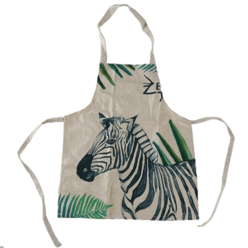 

High Quality Fashion Restaurant Apron Kitchen Apron Cotton Linen Apron Kitchen Restaurant Cooking Bib Apron Cooking Baking