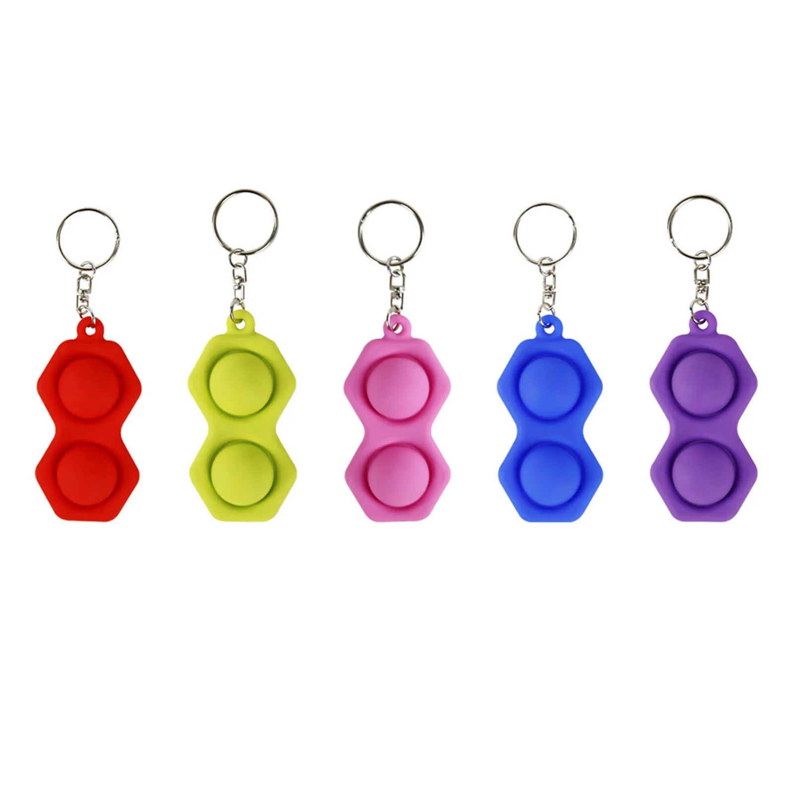 

1pcs Random Color Push Bubble Fidget Toy Sensory Autism Special Needs Games Anti Stress For Kids Adult Decompression Toy Dimple