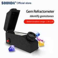 gem refractometer gem instrument gem tool professional gemstone ldentification built in led light diamond detector testing tool