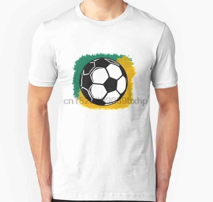 

Men Short sleeve tshirt Ball Green Yellow T Shirt Women t-shirt