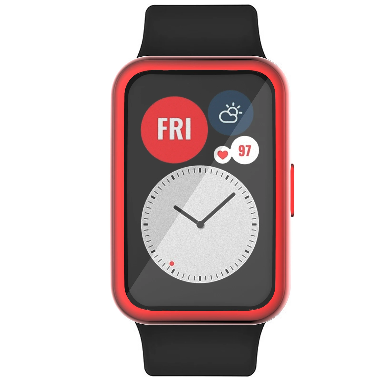 

Anti-scratch Full Edge Smart Bracelet Protective Case Cover TPU Case For HUAWEI Watch Fit Band Full Coverage Film