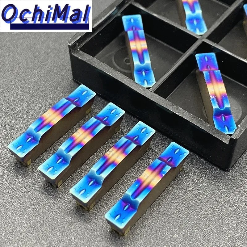 Super Hard Carbide MGMN400-M Turning Tool Blue Flame Series CNC Milling Blades Durable Inserts