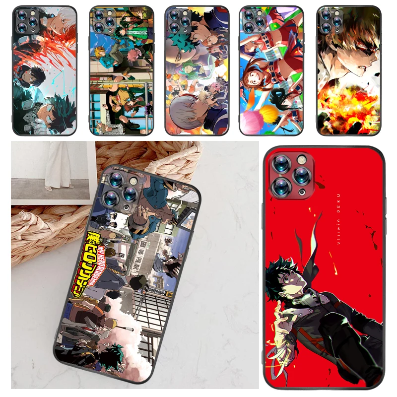 

Чехол для телефона с принтом моя геройская Академия томура боку Dabi Shigaraki Bakugou Katsuki Todoroki Shouto чехлы для iPhone XS MAX XR X задняя крышка