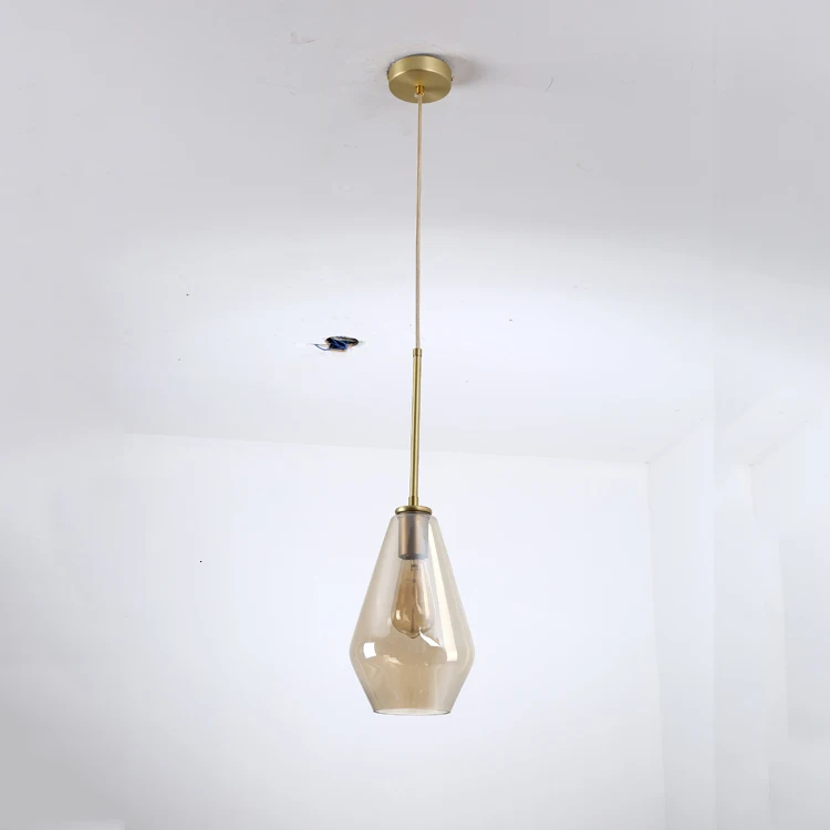 27 современный подвесной светильник из выдувного стекла для ресторана с