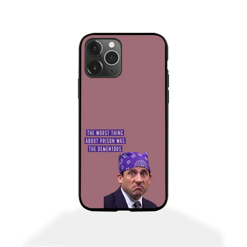 michael scott the office phone case for iphone 12 11 pro mini xs max 8 7 6 6s plus x 5s se 2020 xr cover free global shipping